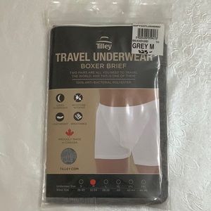 Tilley TRAVEL UNDERWEAR BOXER BRIEF - Grey